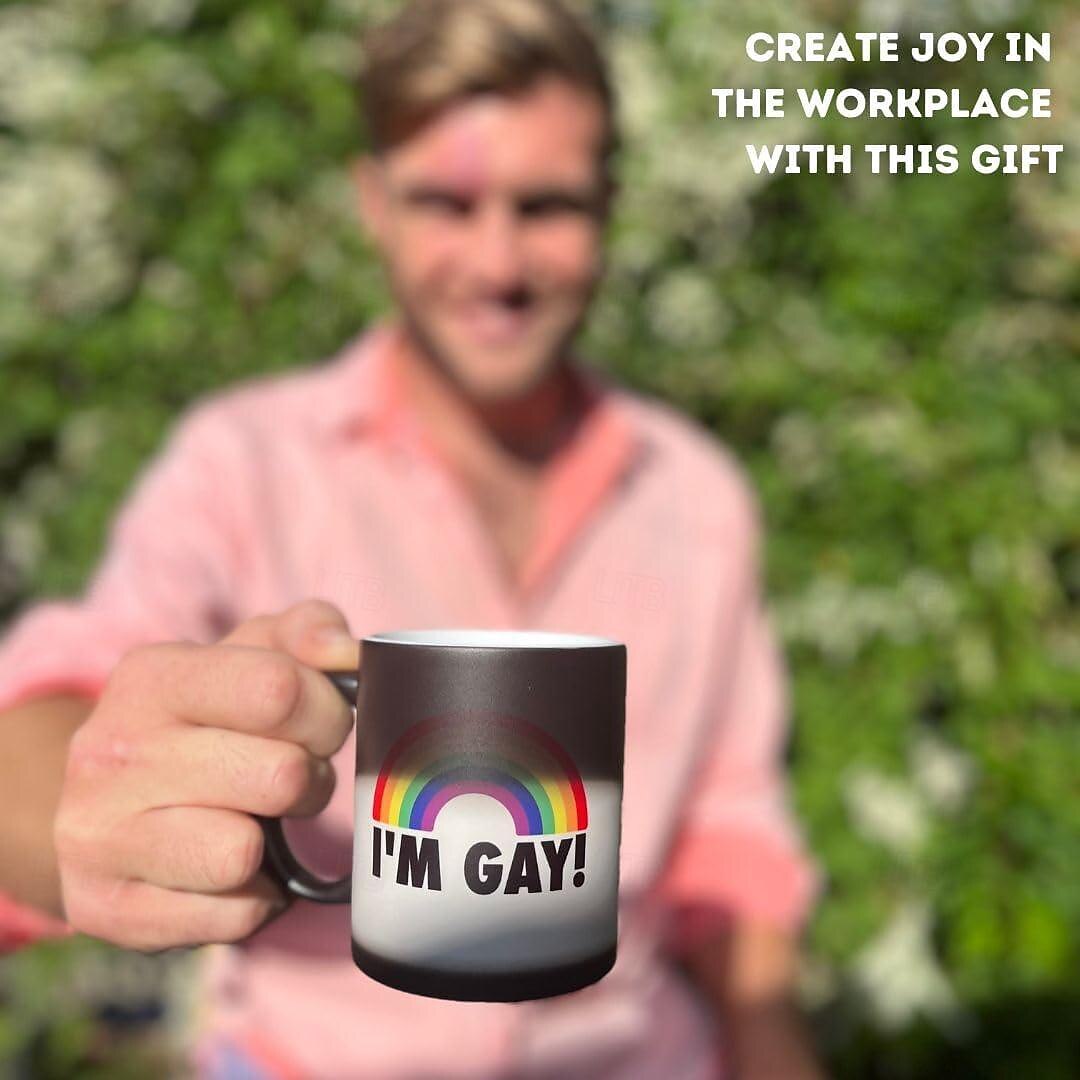 pride magische mok lgbtq gay pride cadeau ik ben homo regenboog warmte veranderende mok - grappige onbeleefde mok - bericht verschijnt terwijl het opwarmt - perfect nieuwigheid grap cadeau 2025 - $16.99 –P3