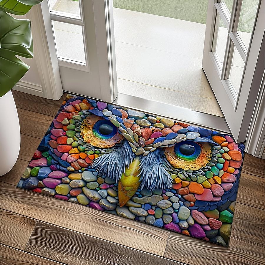 Cobblestones Animals Doormat Kitchen Mat Floor Mat Non-Slip Area Rug Oil Proof Rug Indoor Outdoor Mat Bedroom Decor Bathroom Mat Entrance Rug 2025 - $16.99 –P1