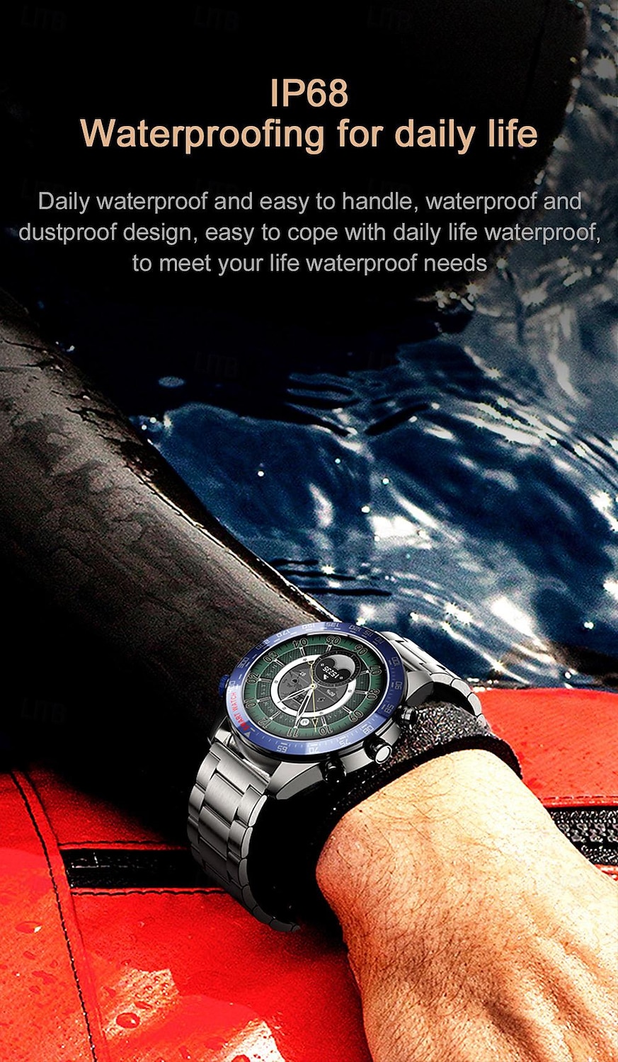 696 CT11 Montre intelligente 1.43 pouce Smartwatch Montre Connectée Bluetooth ECG + PPG Podomètre Rappel d'Appel Compatible avec Android iOS Femme Hommes Mode Mains-Libres Rappel de Message IP 67 de 2025 ? $63.99 –P10