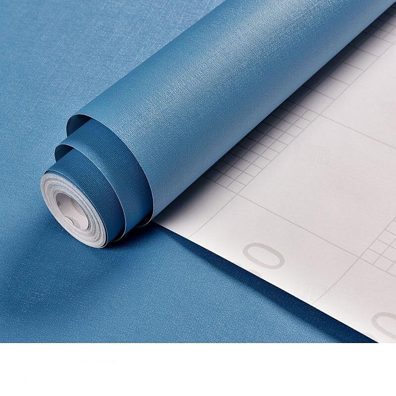 300 * 60 cm selbstklebende Tapete für das Schlafzimmer, wasserdicht und feuchtigkeitsbeständig, einfarbig, aufgearbeiteter Aufkleber, weißer Hintergrund, Wanddekorationstapete 2025 - $18.99 –P17