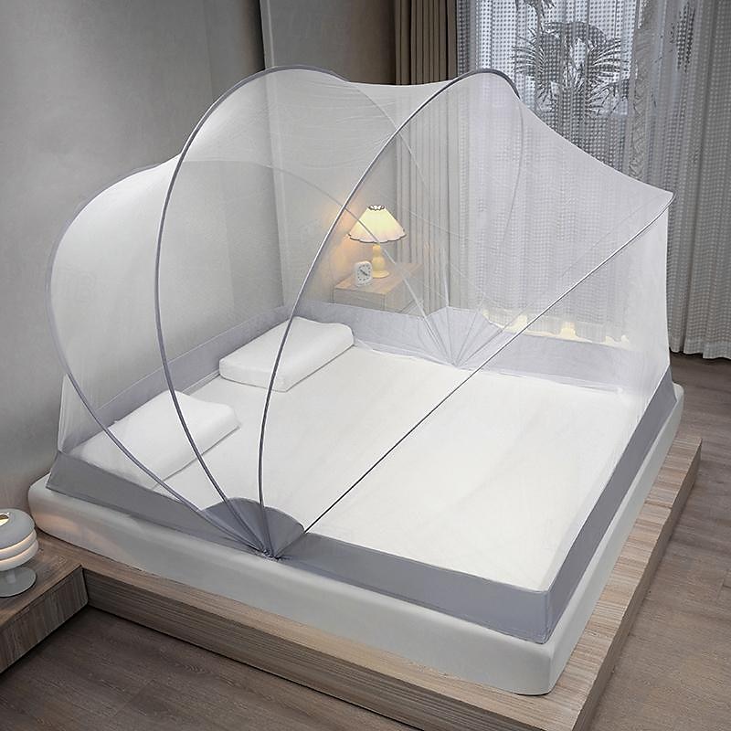 Moustiquaire pliable de 47 pouces de hauteur, filets ménagers ouverts et fermés en une seconde, moustiquaire grand espace pour dormir au lit avec installation gratuite de 2025 ? $94.99 –P17