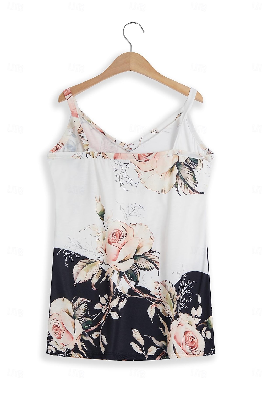 Débardeur sans manches basique à imprimé floral pour femmes tunique col en V haut décontracté vacances noir blanc jaune bleu de 2025 ? $19.99 –P6