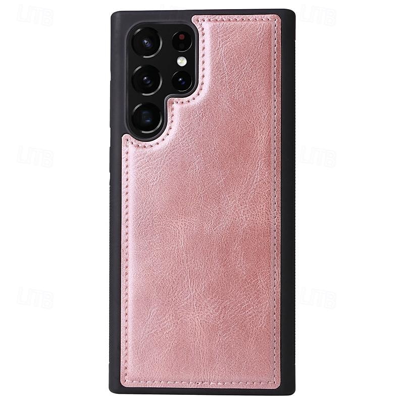 телефон Кейс для Назначение SSamsung Galaxy S25 S24 S23 S23 ФЕ S22 S21 Ультра Плюс S20 Кошелек для карт Съемный Магнитный Молния Ретро ТПУ Кожа PU 2025 - $28.99 –P13