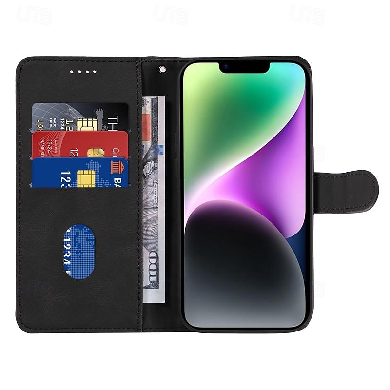 Чехол для телефона для iPhone 16 iPhone 15 Pro Max iPhone 14 13 12 11 Pro Max Plus Mini SE кошелек чехол с магнитом полный защитный с подставкой геометрический узор TPU PU кожа 2025 - $17.99 –P17