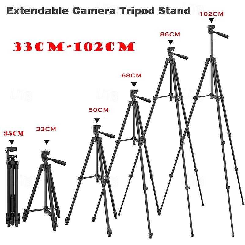 LITBest Statief Voor Mobiele telefoon Digitale Camera Lichtgewicht 1.02 cm 2025 - $36.99 –P11