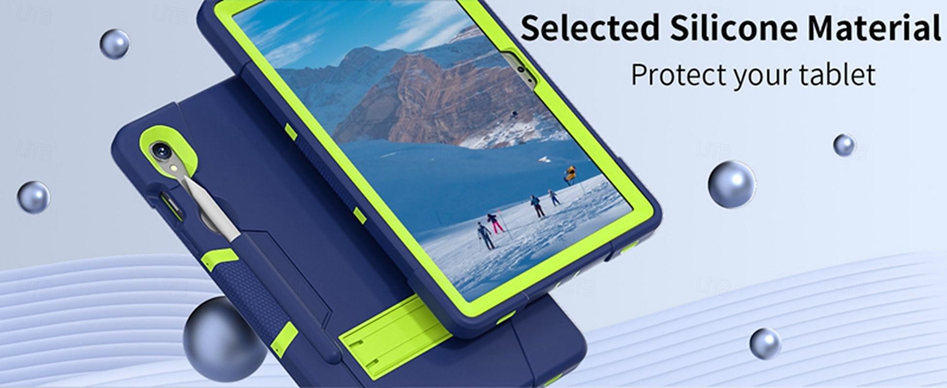 2025年 タブレット ケース カバー 用途 Samsung Galaxy Tab A9 8.7" S9 11 inch S9 Plus 12.4" A8 10.5'' A7 Lite 8.7'' A7 8.4" A 8.0" A9 Plus 11" ハンドル 調整可能なキックスタンド付き 耐衝撃 PC シリコーン  コレクション – $25.99 –P12