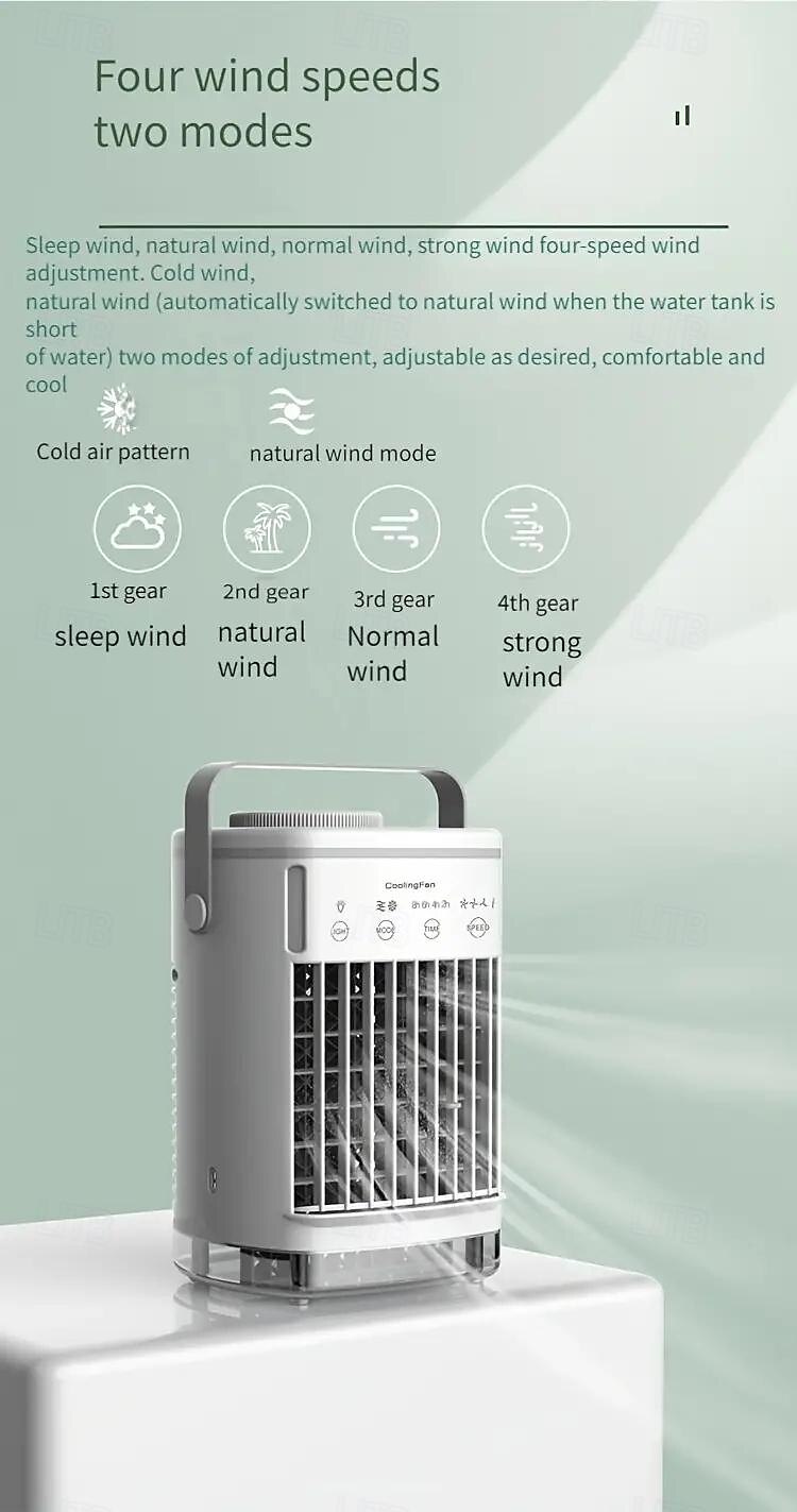USB Desktop Spray Air Cooler – Mini Water Cooling Fan with Humidifier for Home Office Dormitory Use 2025 - $59.99 –P5