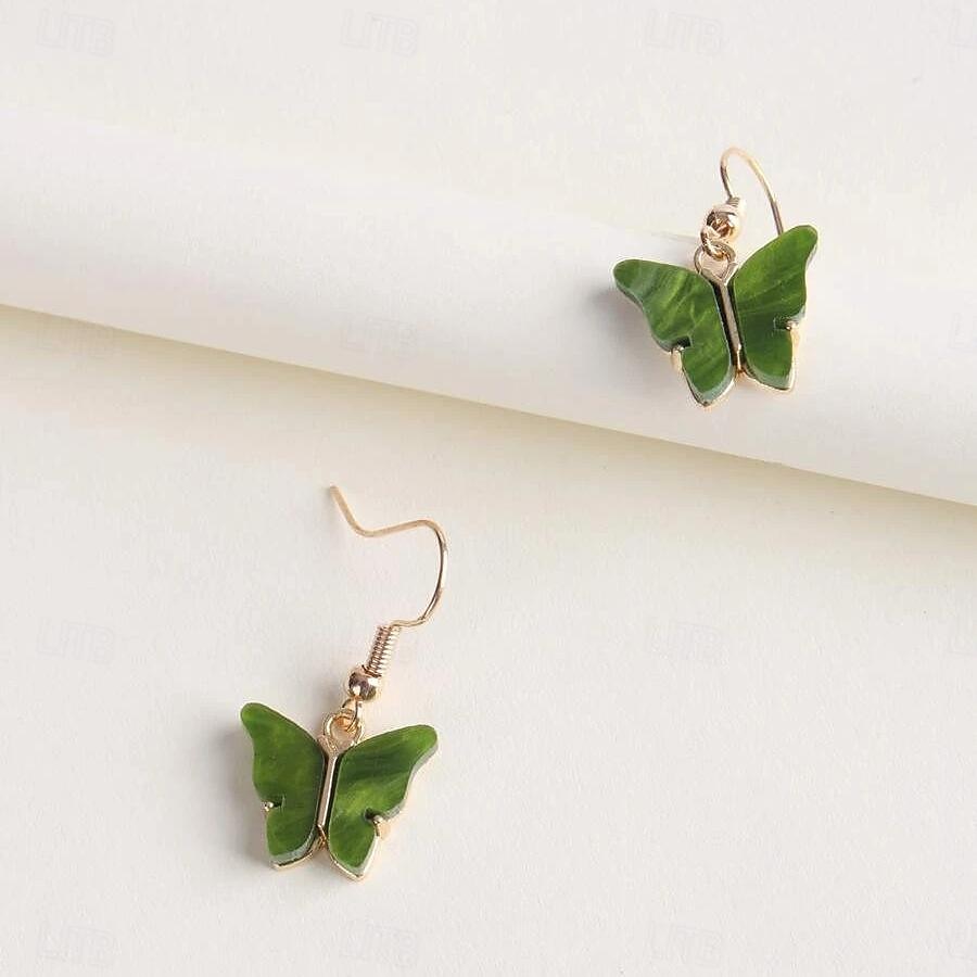 1 paio Orecchini pendenti For Per donna Compleanno Da sera Lega geometrico Moda Con animale del 2025 a $2.49 –P5