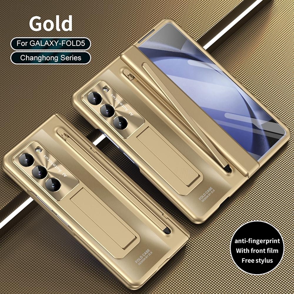 Phone Case For Samsung Galaxy Z Fold 7 Z Fold 6 Z Fold 5 Z Fold 4 Back Cover with Stand Holder with Screen Protector Full Body Protective Armor PC 2025 - $35.99 –P15