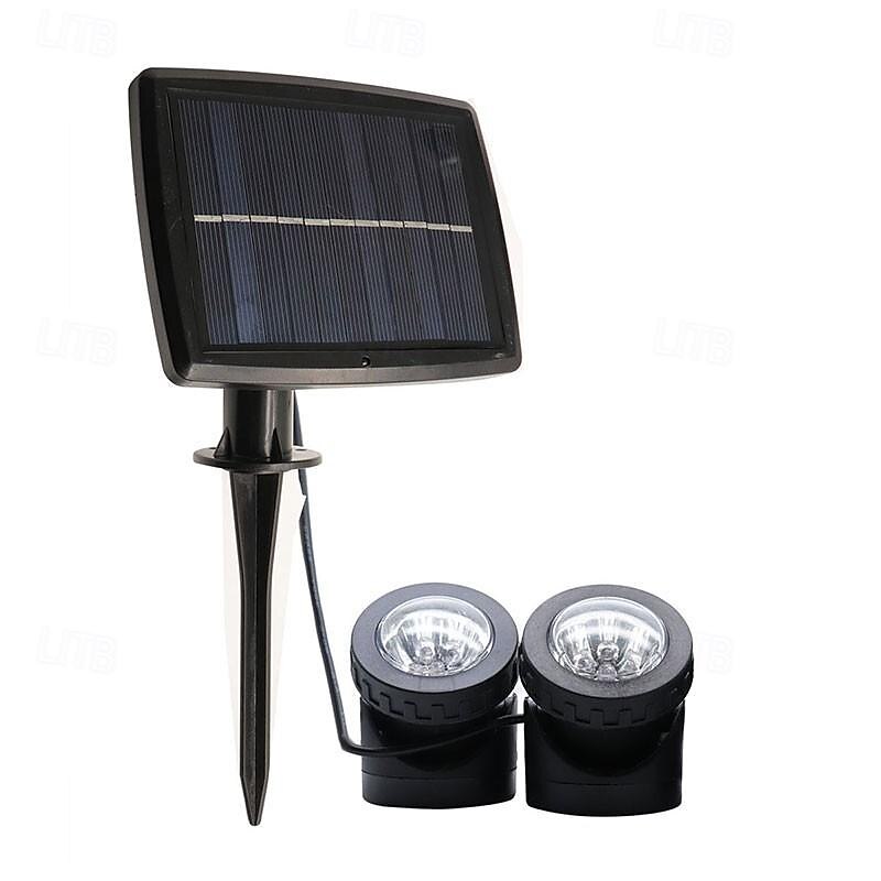 napelemes led tó spotlámpák merülő tó medence lámpák 3 lámpával 18 led táj reflektor víz alatti lámpák ip68 vízálló napelemes kerti lámpák tóhoz kerti szökőkút kültéri pázsit dekoráció 2025 - $35.99 –P5