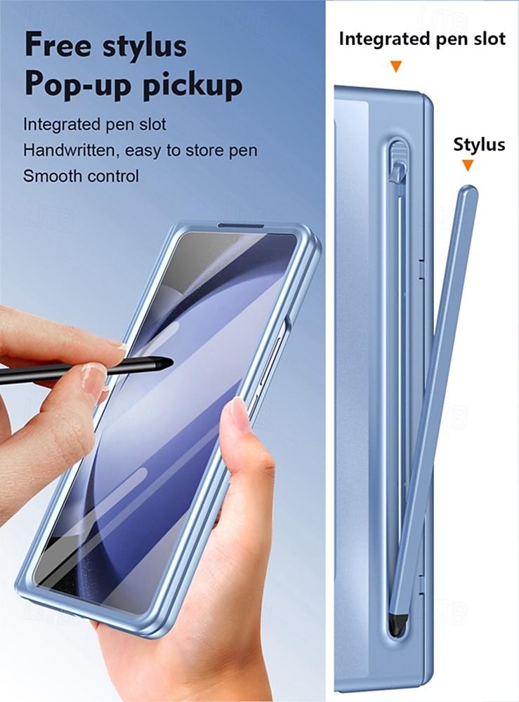 Phone Case For Samsung Galaxy Z Fold 7 Z Fold 6 Z Fold 5 Z Fold 4 Back Cover with Stand Holder with Screen Protector Full Body Protective Armor PC 2025 - $35.99 –P6