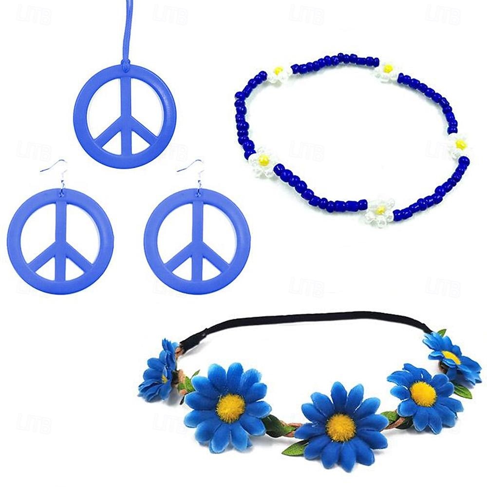 Rétro Vintage Années 1970 Disco Costume de cosplay Collier Bandeau Femmes Fille Jour des Rois Halloween Carnaval Mascarade Fête / Soirée Fête Défilé de la Fierté Adolescent Adulte Plus d'accessoires de 2025 ? $14.99 –P7