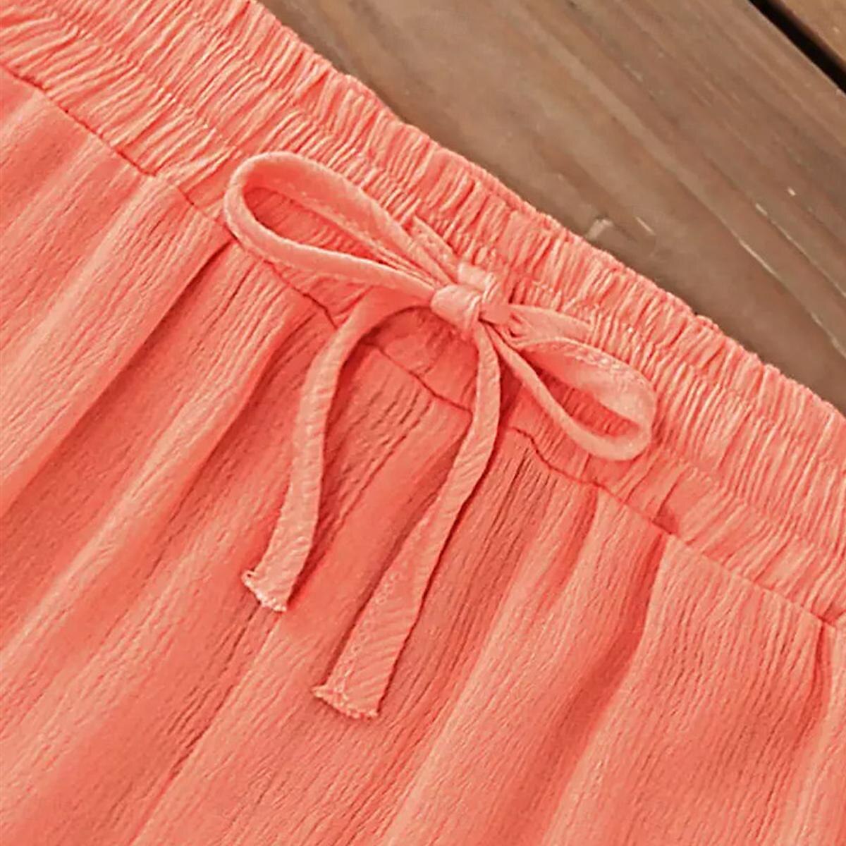 Per donna Chino Pantaloncini Essenziale Informale Breve Vita alta Liscio Design elastico con coulisse Taglio alto Traspirabilità Morbido Media elasticità Casual / quotidiano Fine settimana Vinaccia del 2025 a $15.99 –P4