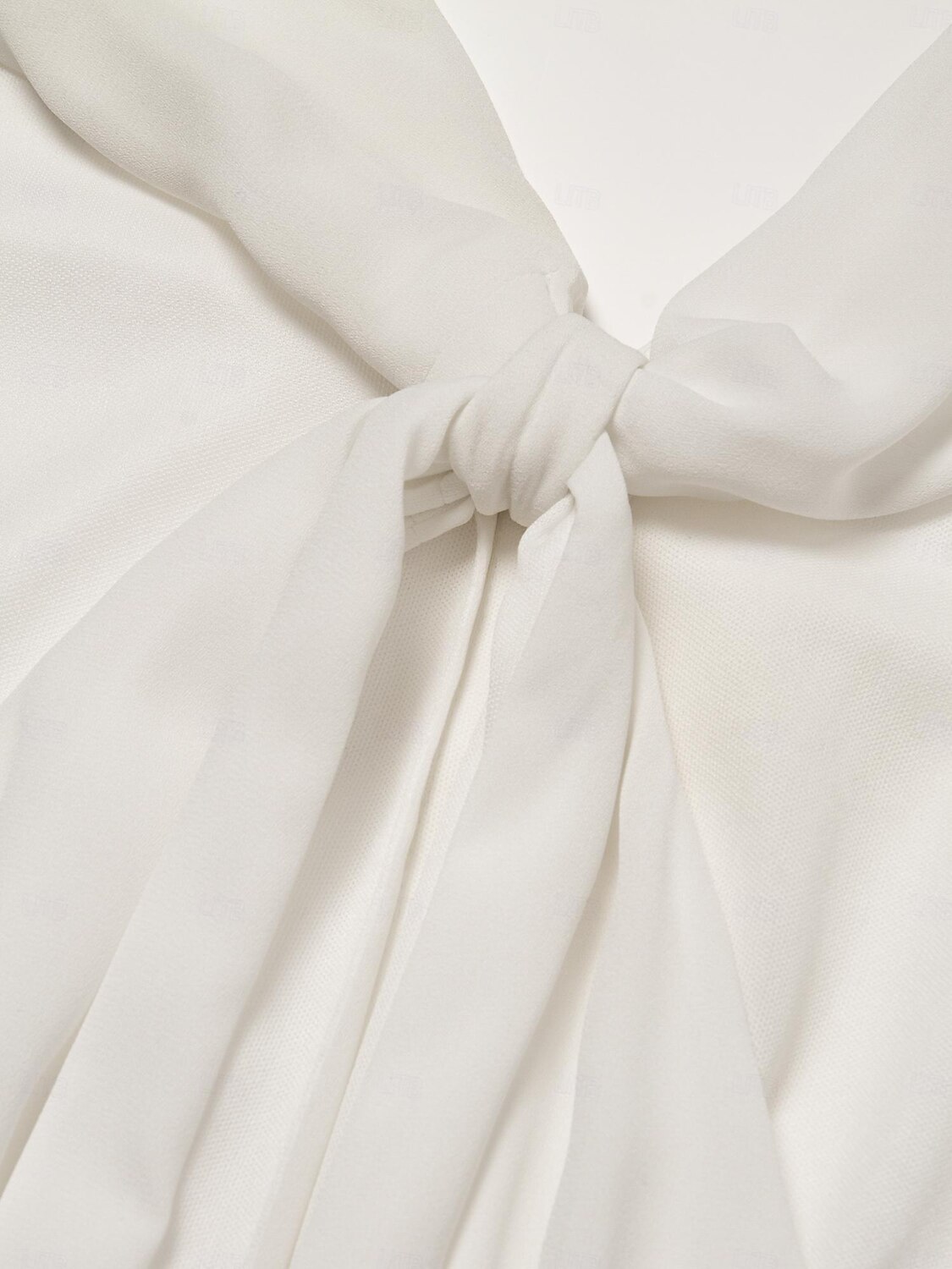 γυναικείο σιφόν λευκό καπίστρι αμάνικο κομψό φόρεμα για πάρτι/γαμήλιο μάξι φόρεμα για να εντυπωσιάσει το 2024 2026 - $69.99 –P9