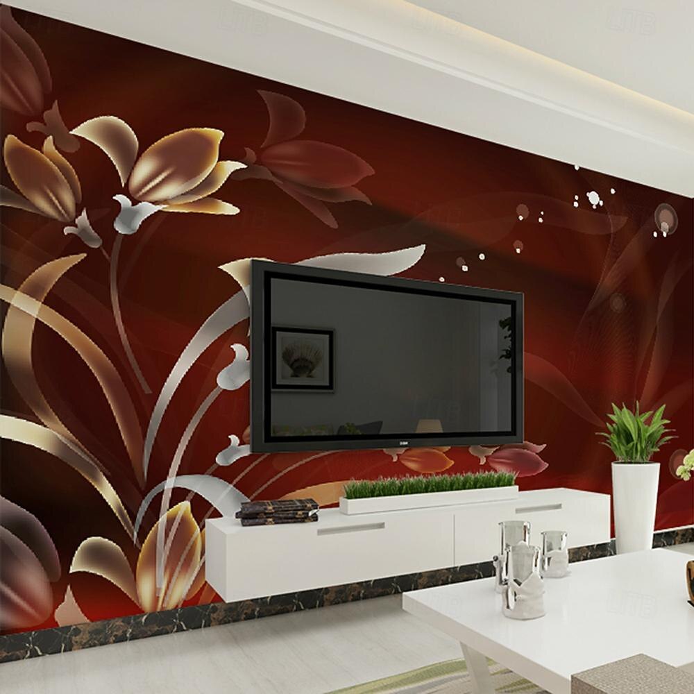крутые обои 3d розовые цветы обои настенная роспись настенное покрытие наклейка очистите и приклейте съемный материал ПВХ/винил самоклеящийся/клей необходимый декор стен для гостиной, кухни, ванной 2026 - $17.99 –P2
