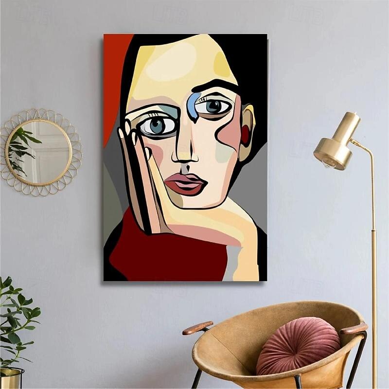 2026年 ストリートアート油絵手描きの人物画テクスチャキャンバス