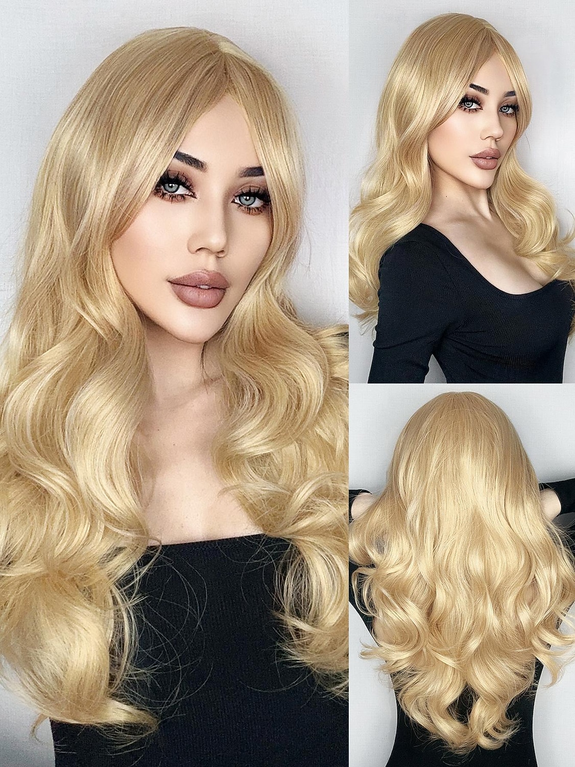 Synthetische pruiken Uniformen carrière Kostuums Prinses Gekruld Golvend Middelste stuk Gelaagd kapsel Machinegemaakt Pruik 30.5 cm Licht blond Synthetisch haar Dames Cosplay Feest Modieus Lichtbruin 2026 - $20.99 –P1