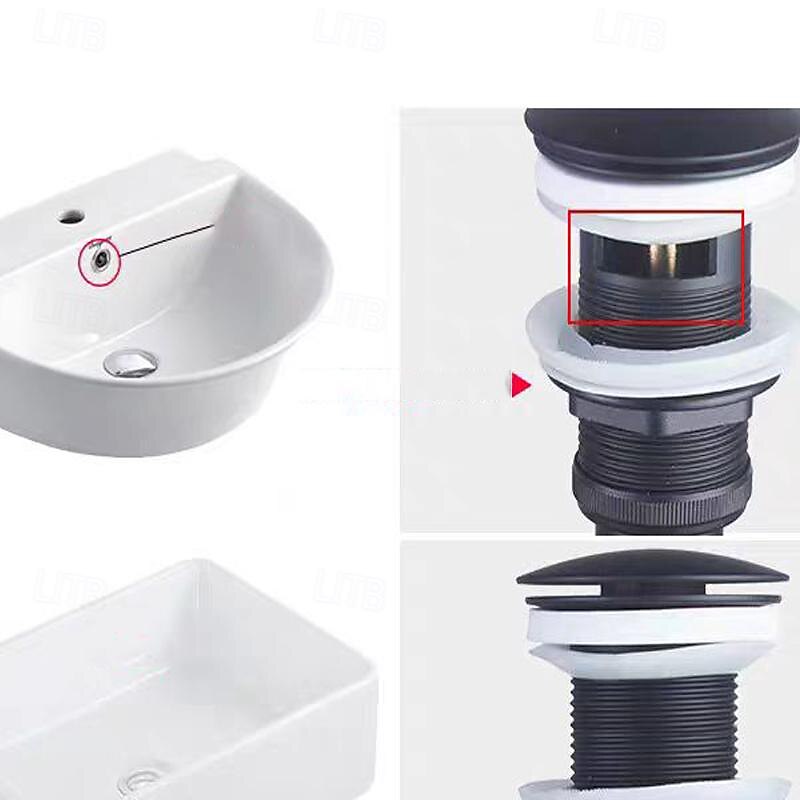 Faucet accessory - Superior Quality Pop-up Water Drain With Overflow Contemporary Copper Electroplated 2025 - $89.99 –P8