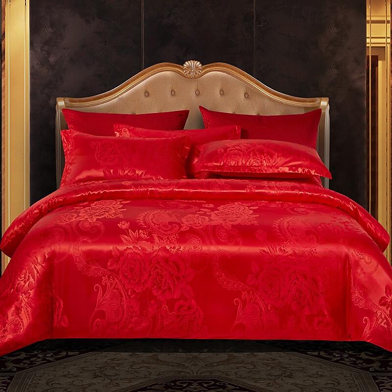 3 stk kjølende dynetrekk elegant damast stoff jacquard dynetrekk sett 3-delt dynetrekk sateng sengetøy sett fullt dynetrekk putevar(1 dynetrekk 2 putevar) 2025 - $68.99 –P9