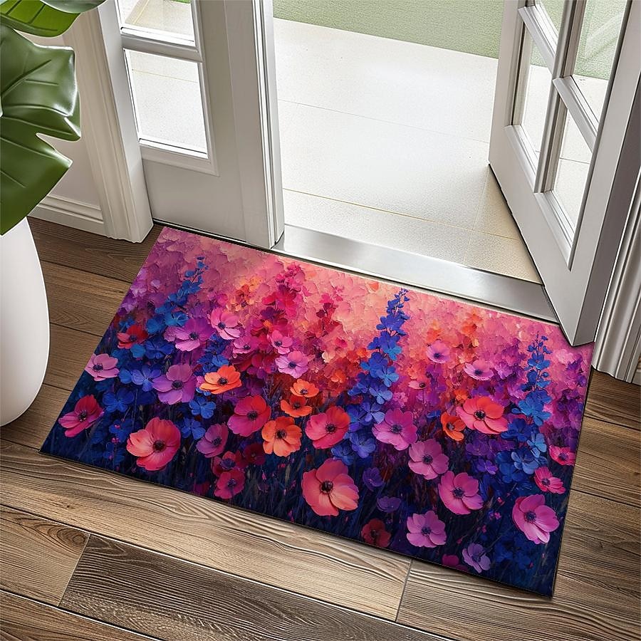 Wedding Oil Painting Flowers Doormat Non-Slip Oil Proof Rug Indoor Outdoor Mat Bedroom Decor Bathroom Mat Entrance Rug Door Mat 2025 - $16.99 –P19