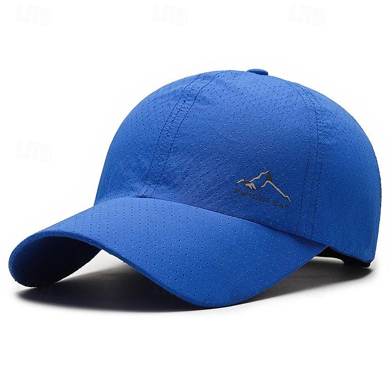 Herren Cap Basecap Sonnenhut Kappe Schwarz Weiß Polyester Modisch Brautkleider schlicht Strasse Täglich Berg Einstellbar Sonnenschutz Atmungsaktiv 2025 - $10.49 –P6