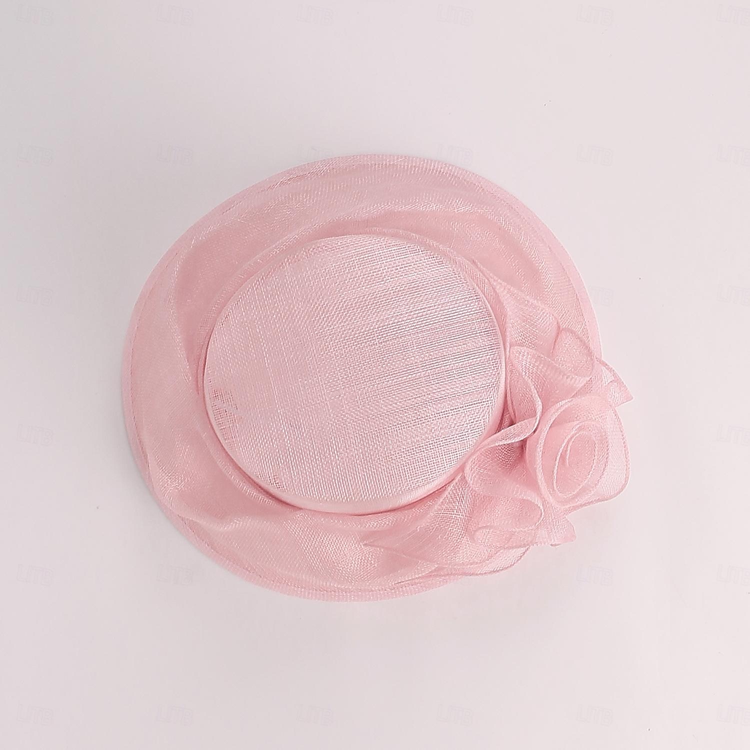 Palarie In Pălărie Vară Clop Palarie de soare Nuntă Petrecere ceai Elegant Nuntă Cu Culoare Pură Partea Dantela Diadema Articole Pentru Cap 2026 - $74.99 –P15