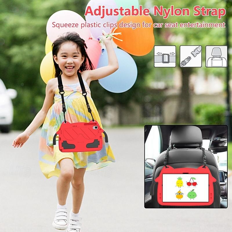 Tablet Case Cover For Lenovo M8 4th Gen TB300FU M10 Plus 3rd Gen 10.6" TB-125/128 M8 FHD / HD TB-8505/8506/8705 Handle Pencil Holder Shoulder Strap Cartoon EVA 2025 - $15.99 –P9