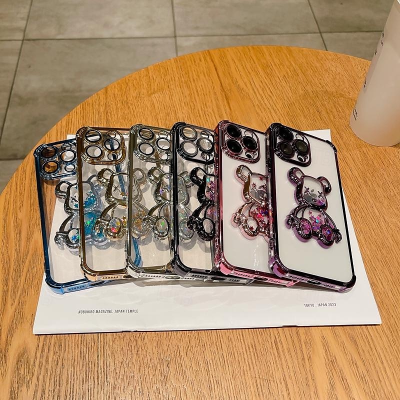 telefono Custodia Per iPhone 15 14 Pro Max Plus iPhone 13 12 11 Pro Max Copertura Posteriore Trasparente Resistente agli urti Orso TPU del 2025 a $12.99 –P9