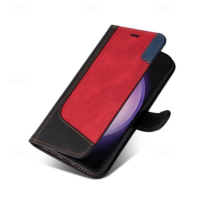 Θήκη Τηλεφώνου για Samsung Galaxy S24 S23 S22 S21 S20 Ultra Plus FE A54 A34 A14 S25 Ultra Πορτοφόλι με Μαγνητική Καλύπτρα Υποστήριξη Στήριγμα Γεωμετρικό Μοτίβο TPU PU Δέρμα 2025 - $17.99 –P5