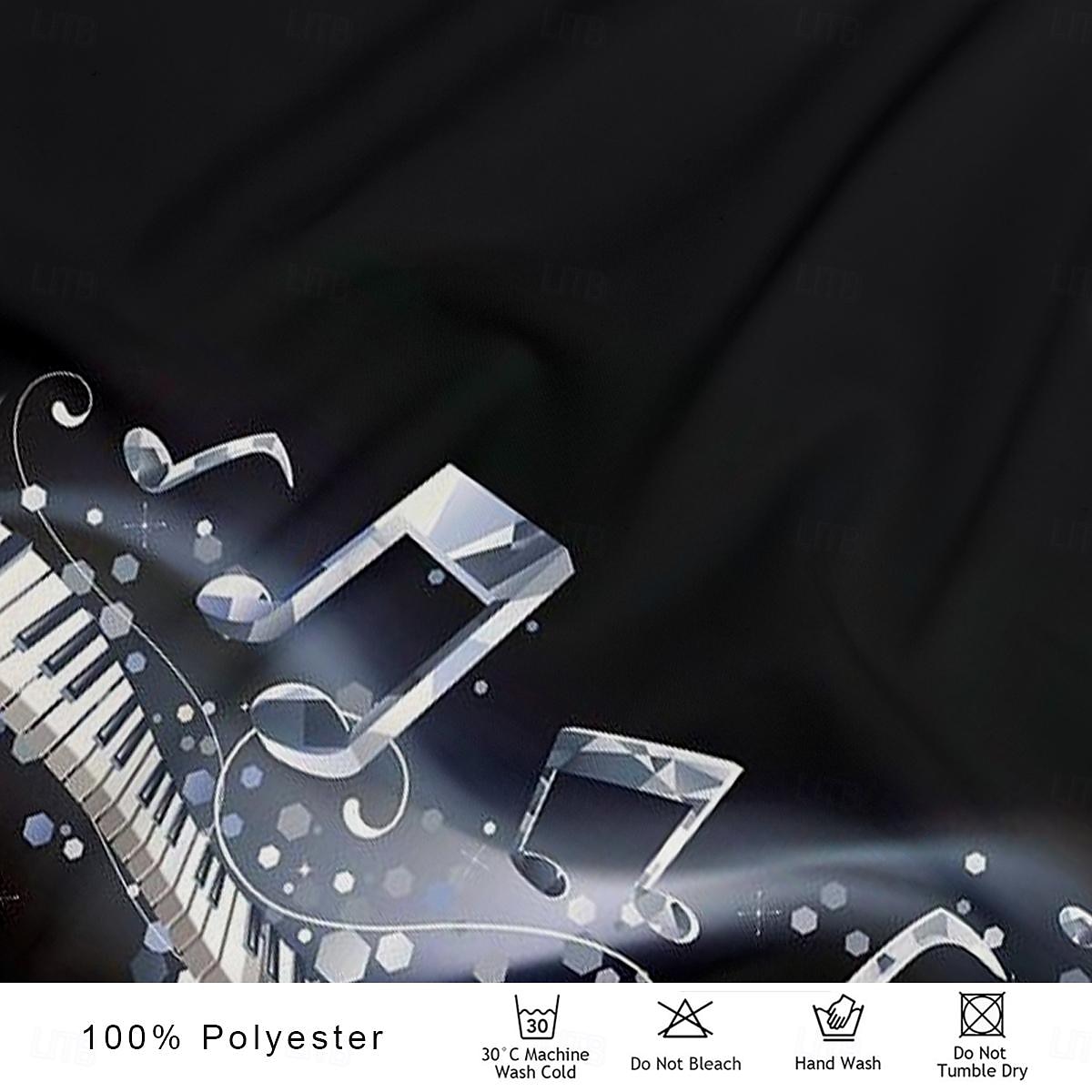 Music Festival Men's Music Zip Polo Shirts Golf Shirt Short Sleeve Polo Shirts Collared Shirts Casual Vacation Wear Festival Wear Party Outfits 3D Print Quarter Zip Polo Summer Black Blue 2026 - $23.99 –P4
