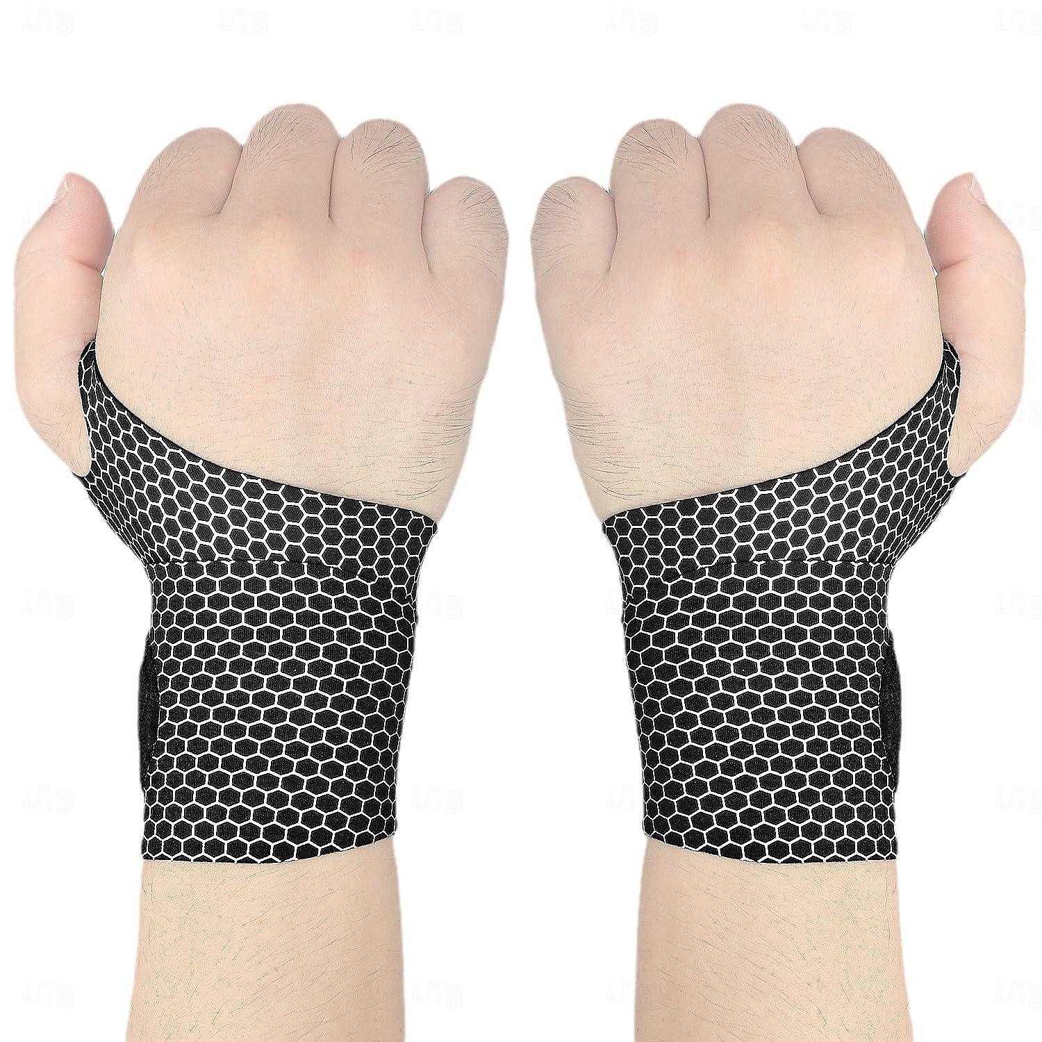 2 Pcs Ultra-Thin Wrist Brace Support for Carpal Tunnel, Pain Relief, Arthritis, Tendonitis, Elastic Wrist Wraps Right and Left Hands - Compression and Support for Fitness Enthusiasts (Skin Tone) 2025 - $22.99 –P1