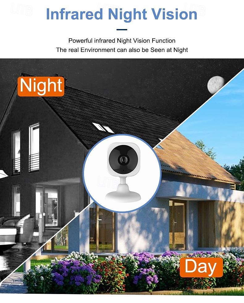 HD 3 megapixel home surveillance camera Smart Baby monitoring two-way voice wireless WIFI camera 2025 - $39.99 –P13