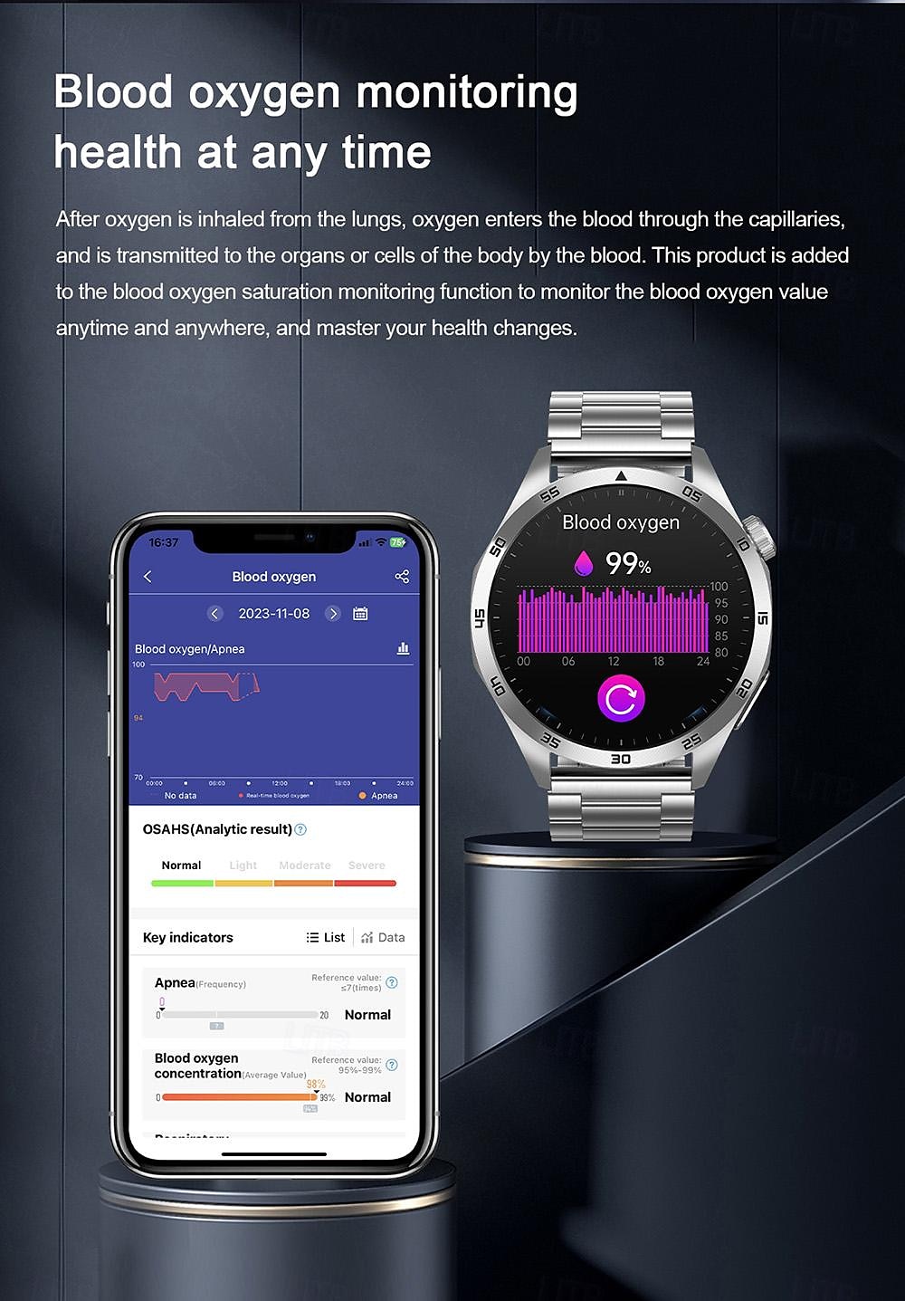 Smart Watch for Men - ECG, Blood Pressure, Body Temperature Monitoring, IP68 Waterproof Fitness Tracker 2025 - $69.99 –P7