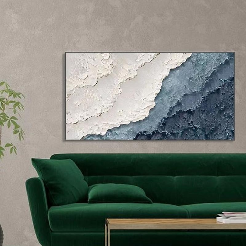 Handmatig Met de hand gemaakt Hang-geschilderd olieverfschilderij Handgeschilderde Verticaal Abstract Landschap Modern Impressionisme Zonder Inner Frame (Geen frame) 2025 - $116.99 –P11