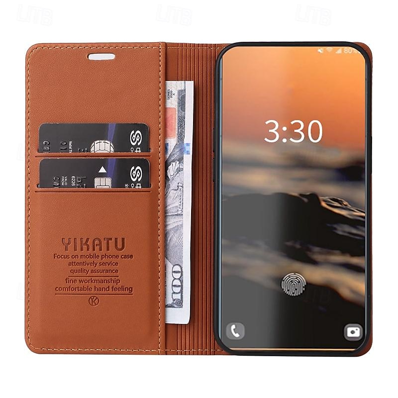 Phone Case For Samsung Galaxy S24 S23 S22 S21 S20 Ultra Plus FE A54 A34 A14 Note 20 10 S25 Ultra Wallet Case Magnetic Full Body Protective Kickstand Retro TPU PU Leather 2025 - $17.99 –P14