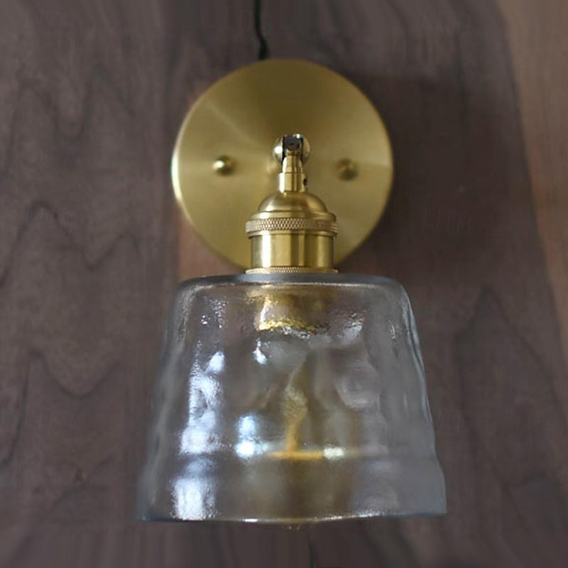 Wall Lamp Glass Plug in/no Plug Bedside Reading Lamp Headboard Wall Mounted Lights E27 Lighting Fixture for Background Wall Living Room 2025 - $69.99 –P5