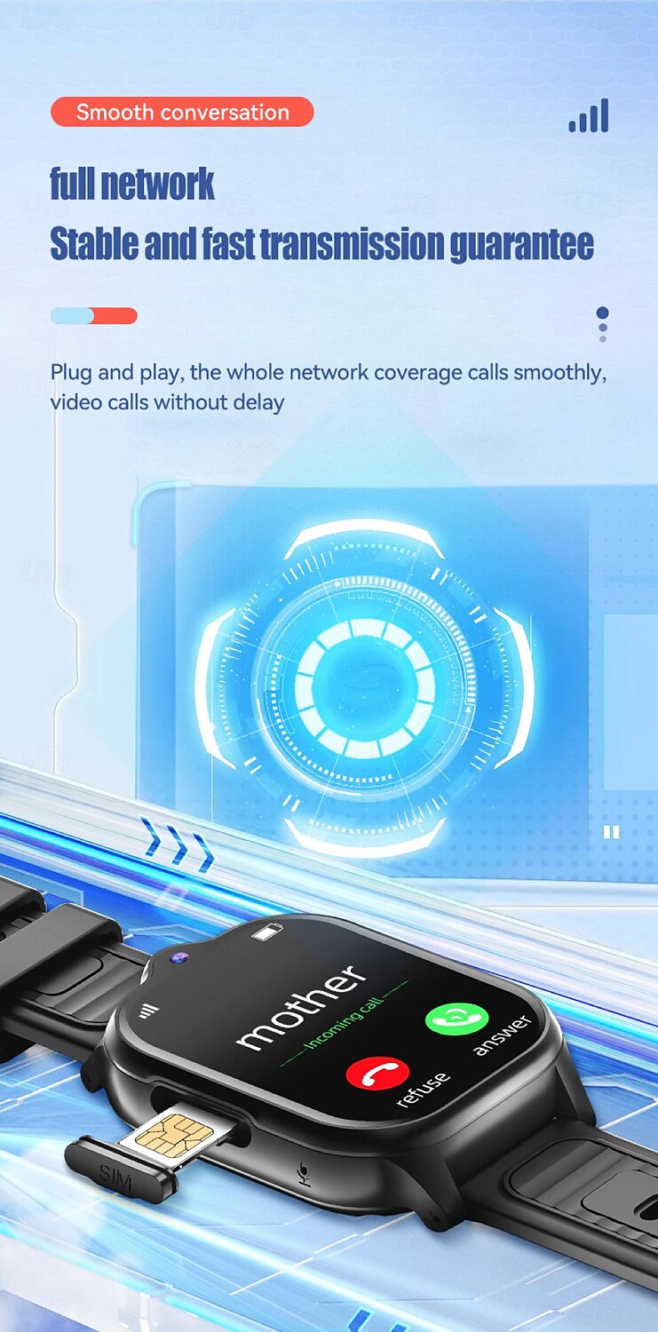 696 Y62 Ceas inteligent 2.01 inch Uita-te inteligent Bluetooth ECG + PPG Pedometru Reamintire Apel Compatibil cu Android iOS copii Telefon Hands-Free Reamintire Mesaj IP 67 Carcasa ceasului de 38 mm 2025 - $68.99 –P4