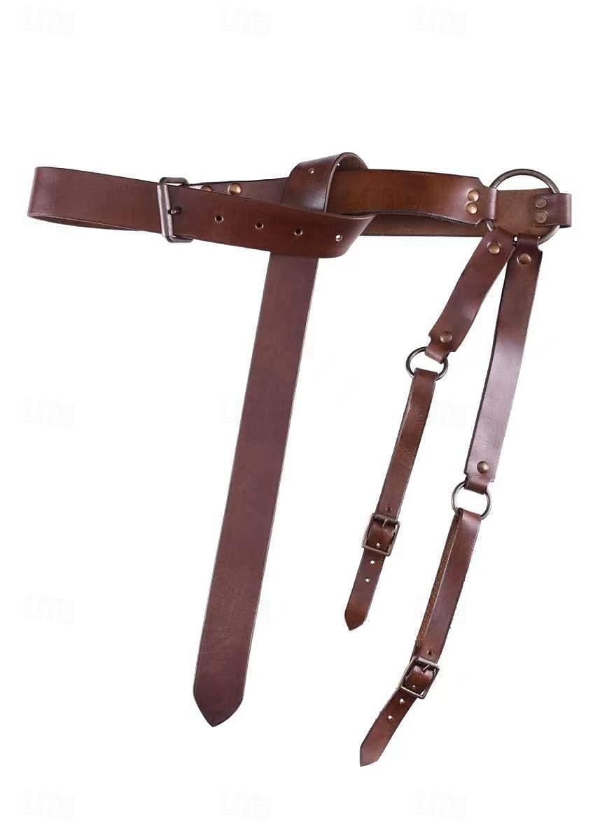 Medieval Renacimiento Steampunk Traje de cosplay Vaina Titular de la espada Guerrero Vikingo caballero celta Disfraz Hombre Mujer Celta Vikingo Víspera de Todos los Santos Mascarada Rendimiento 2025 - $23.99 –P6