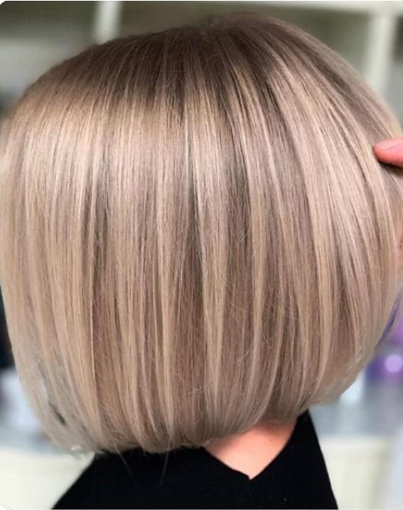 sidedel korte lag bob parykker for hvite kvinner blond blandet brun søt rett nisse bob parykk invertert bob parykk syntetisk halloween cosplay hår erstatning parykk 2025 - $7.99 –P10