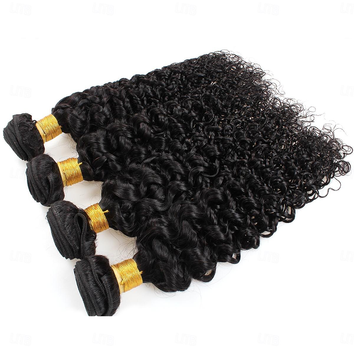 fasci ricci crespi capelli umani al 100% 9a fasci brasiliani di capelli grezzi capelli umani originali in promozione estensione dei capelli naturali umani del 2025 a $111.99 –P7