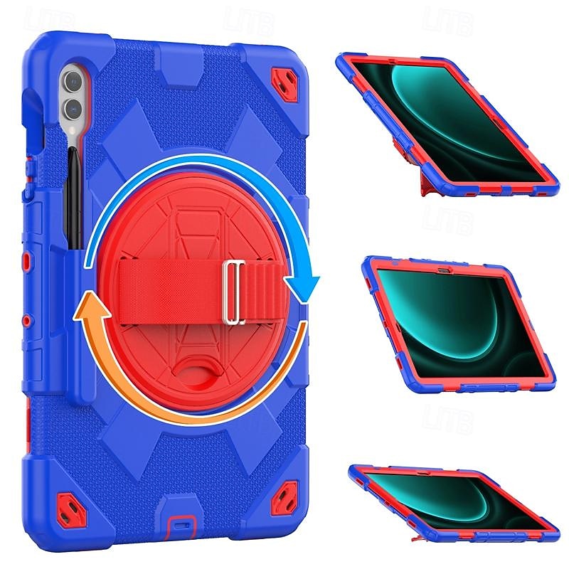 לוּחַ כיסויים מכסים ל עבור Samsung Galaxy Tab A9 8.7" S9 11 inch S9 Plus 12.4" A9 Plus 11" נייד ידית מחזיק עפרונות שִׁריוֹן PC סיליקון 2025 - $32.99 –P4