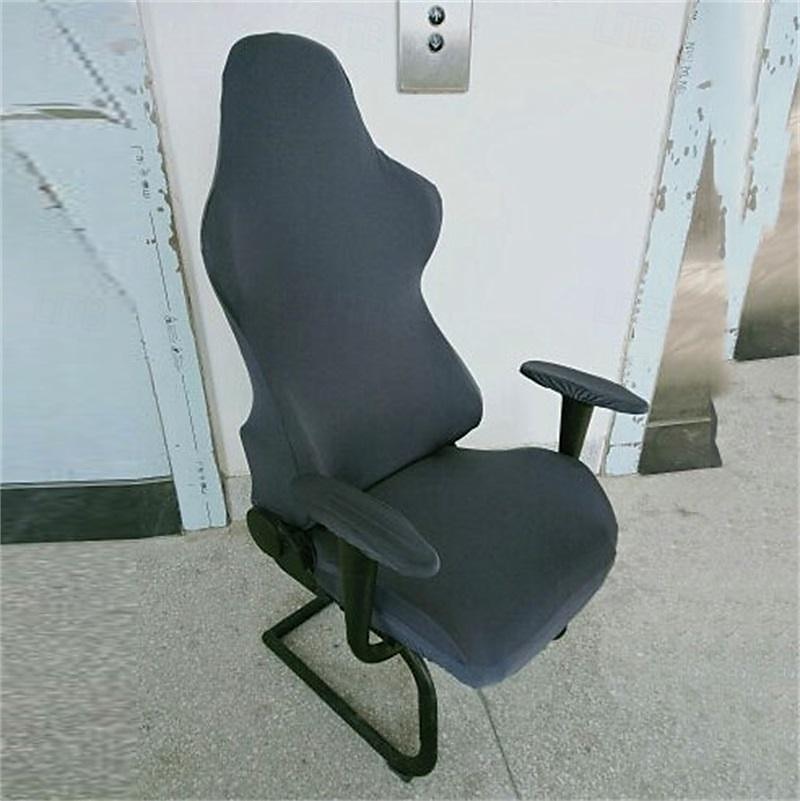 Housses de chaise de jeu d'ordinateur, solides, universelles, lavables, pour salle à manger de 2025 ? $20.99 –P14