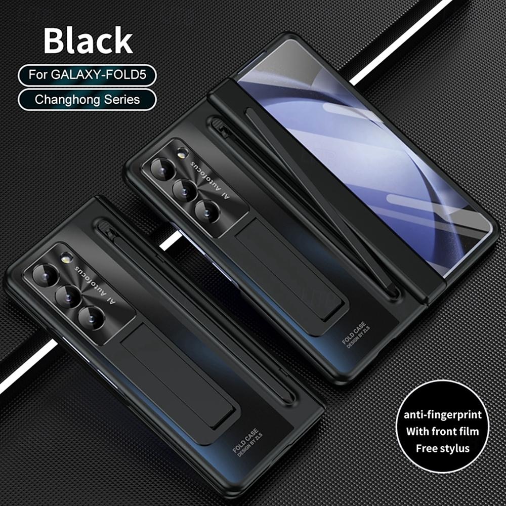 Phone Case For Samsung Galaxy Z Fold 7 Z Fold 6 Z Fold 5 Z Fold 4 Back Cover with Stand Holder with Screen Protector Full Body Protective Armor PC 2025 - $35.99 –P13