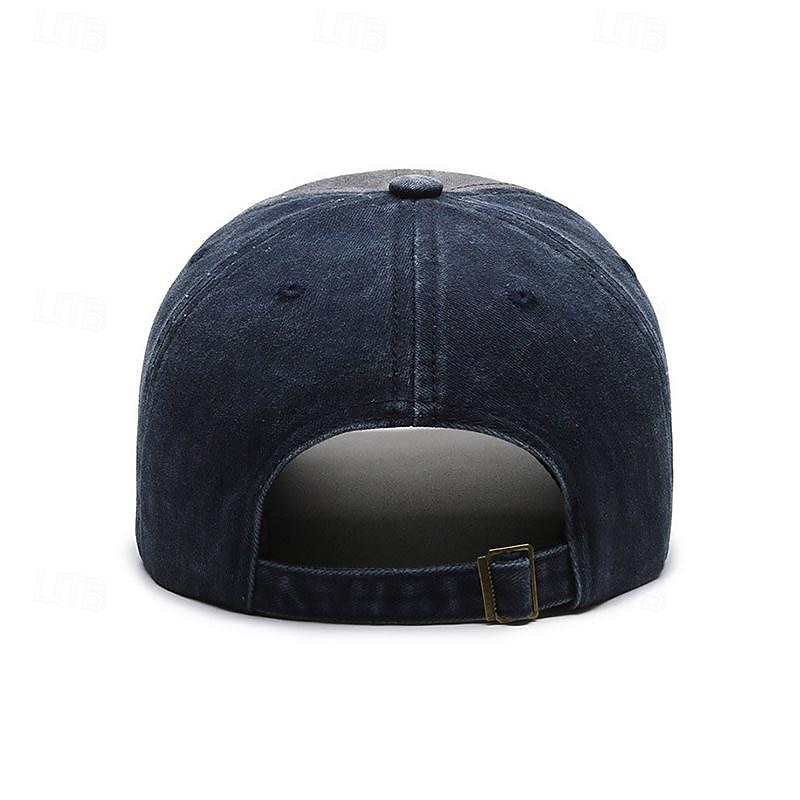 Per uomo Cappellino da baseball Cappello da sole Cappello da camionista Nero Blu Misto poliestere / cotone Con ricami Vintage Di tendenza Informale Strada Giornaliero Alfabetico Regolabile Crema del 2025 a $11.49 –P8