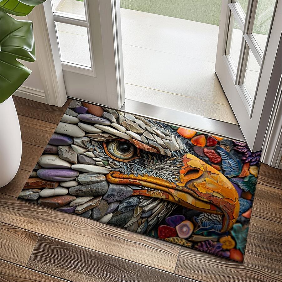 Cobblestones Animals Doormat Kitchen Mat Floor Mat Non-Slip Area Rug Oil Proof Rug Indoor Outdoor Mat Bedroom Decor Bathroom Mat Entrance Rug 2025 - $16.99 –P2