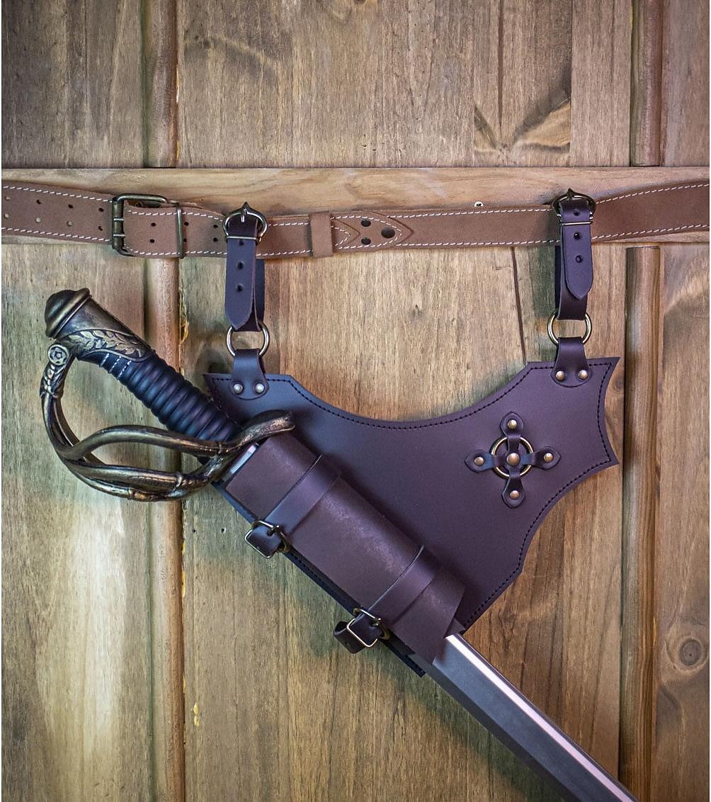 Medieval Renascentist Steampunk Costum Cosplay Teacă Suport pentru sabie Războinic Viching Cavaler celtic Bărbați Pentru femei Celtic Pirat Fantezie Halloween Mascaradă Performanță Scenă LARP Adulți 2025 - $20.99 –P3