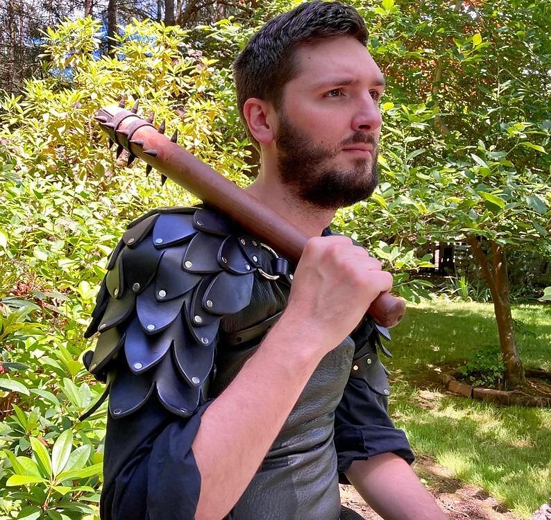 Retro / vintage Medeltida kostymer Renässans Vapen och Rustning Linne Axelrustning Krigare Viking Valhall Herr Maskerad LARP Vuxna Axelrustning Alla årstider 2025 - $37.99 –P6