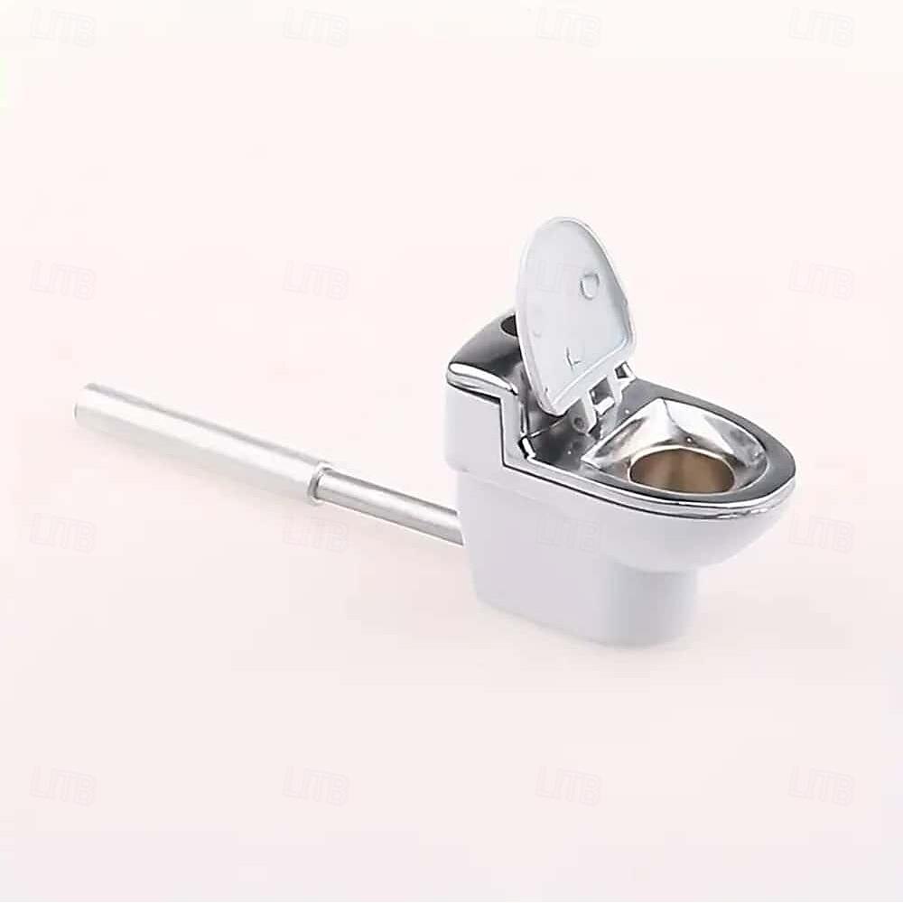 Pipa portatile in ceramica a forma di wc per tabacco del 2025 a $6.99 –P6