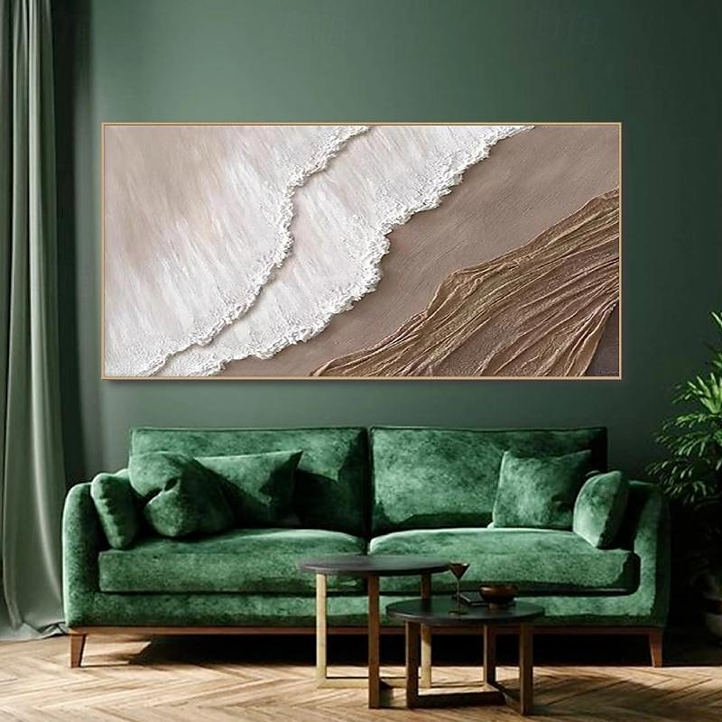 Handmatig Met de hand gemaakt Hang-geschilderd olieverfschilderij Handgeschilderde Verticaal Abstract Landschap Modern Impressionisme Zonder Inner Frame (Geen frame) 2025 - $116.99 –P3