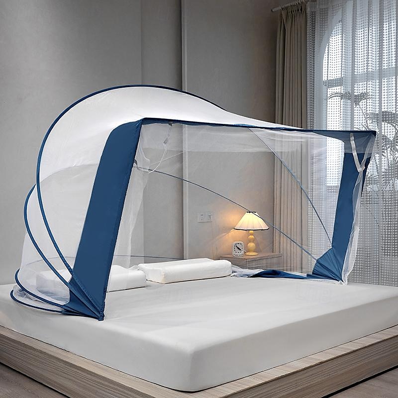 Moustiquaire pliable de 47 pouces de hauteur, filets ménagers ouverts et fermés en une seconde, moustiquaire grand espace pour dormir au lit avec installation gratuite de 2025 ? $94.99 –P11